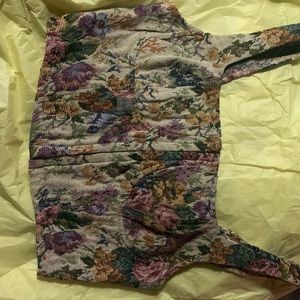floral corset top
